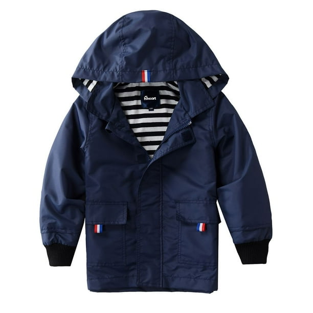 Hiheart Boys Girls Waterproof Hooded Jackets Cotton Lined Rain Jackets Hiheart Boys Girls Waterproof Hooded Jackets Cotton Lined Rain Jackets